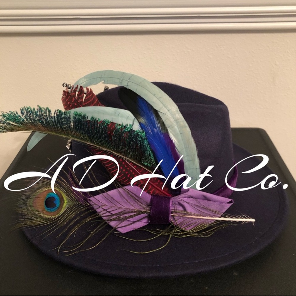 Custom-Made Felt Fedora - “Navy Seals the Deal”